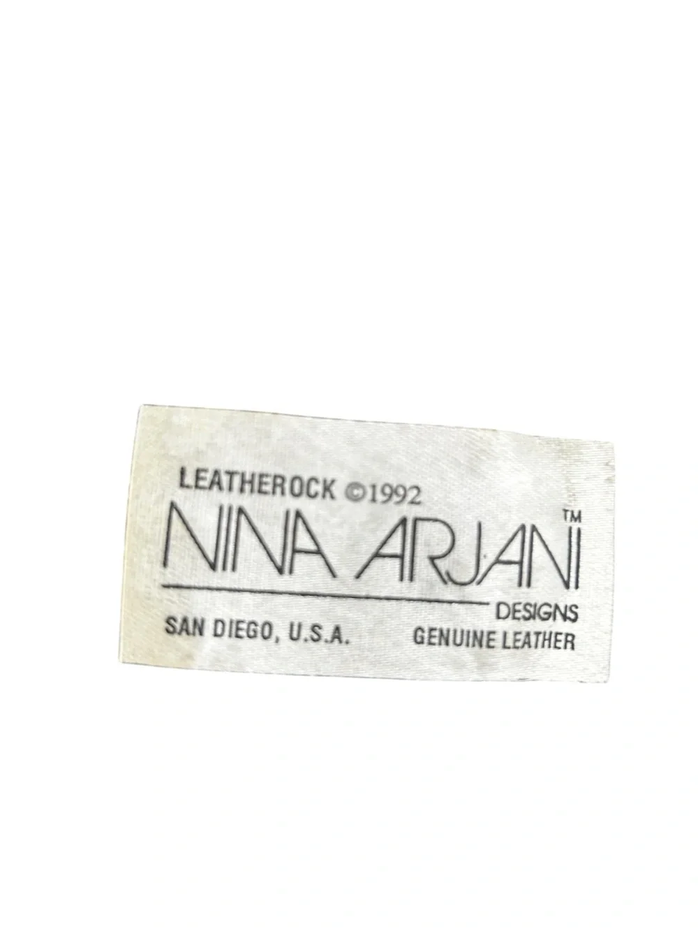 Vintage 1992 Nina Arjani Leatherrock Statement Belt